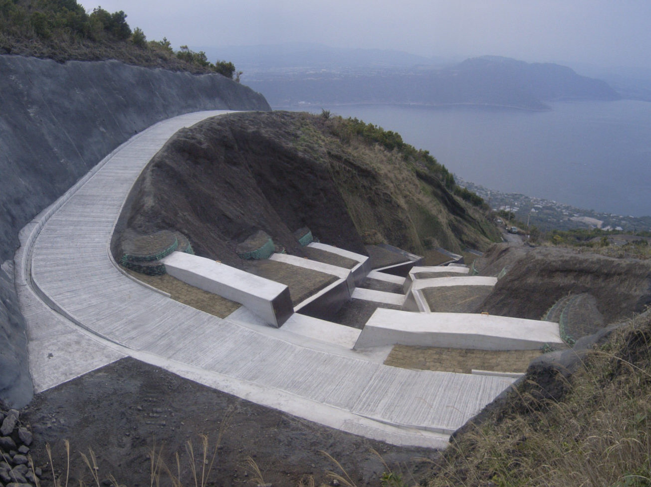 桜島地区治山工事  （西道川第2支流第3分流）