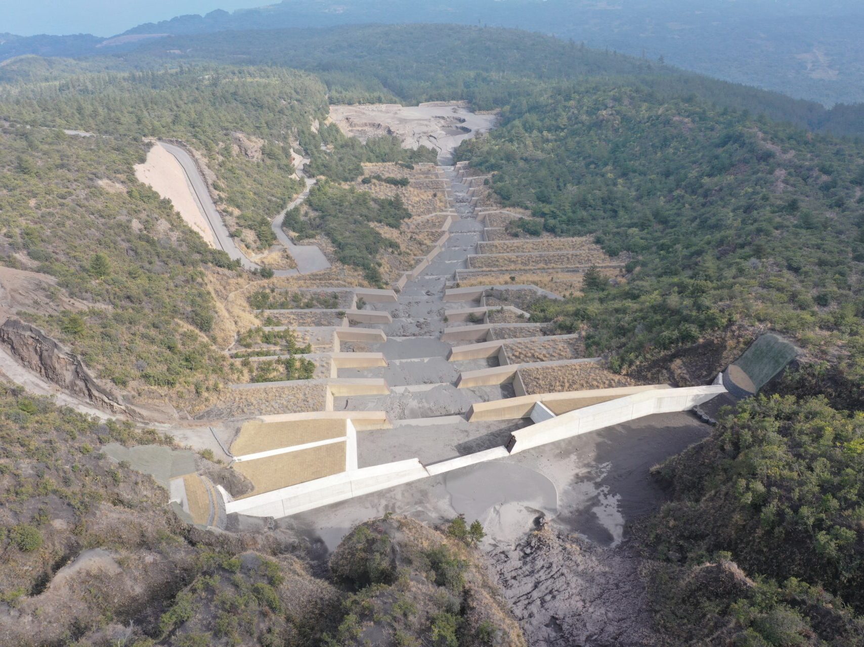 桜島地区治山工事（古河良川上流）