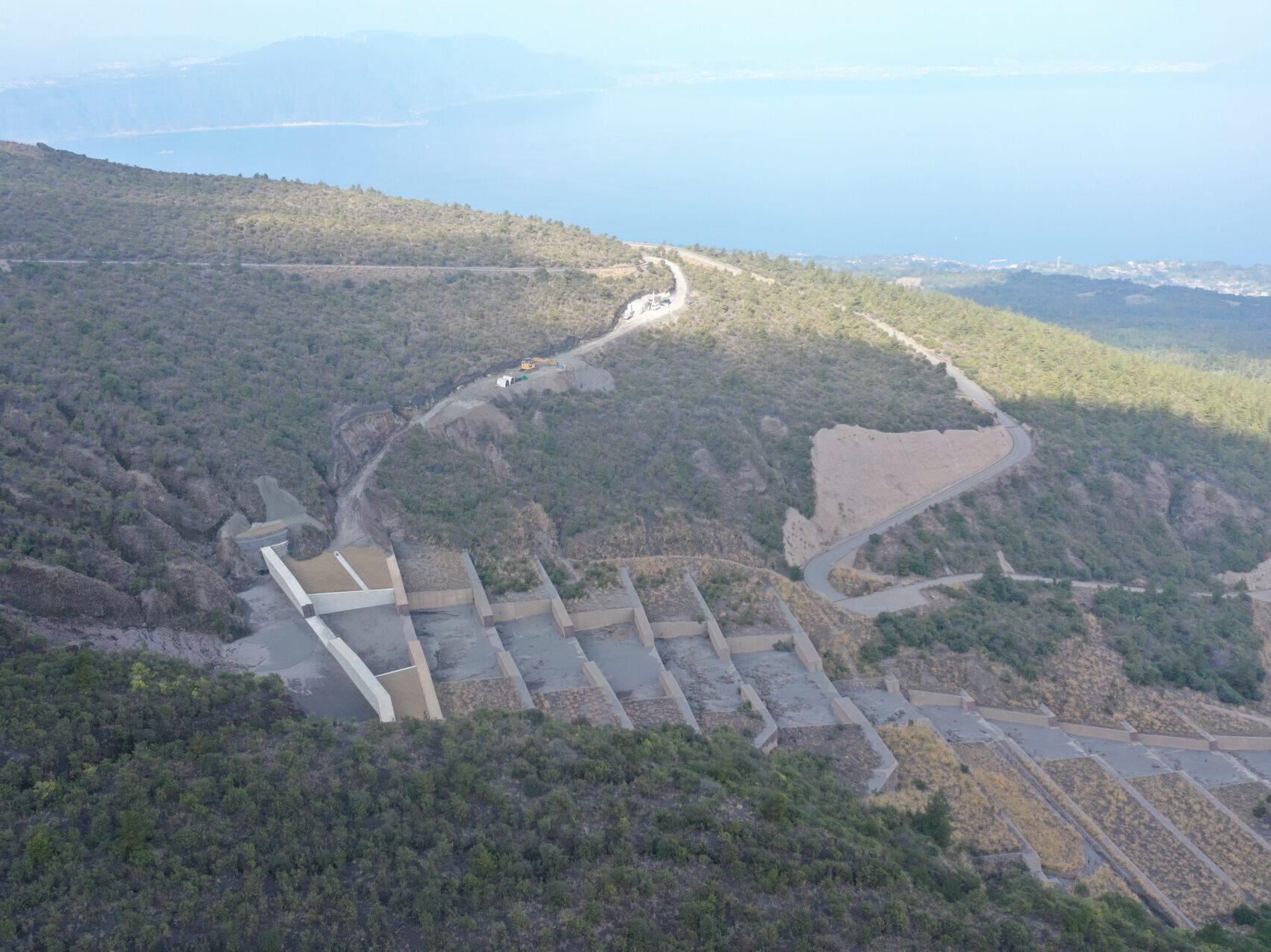 桜島地区治山工事（古河良川上流）