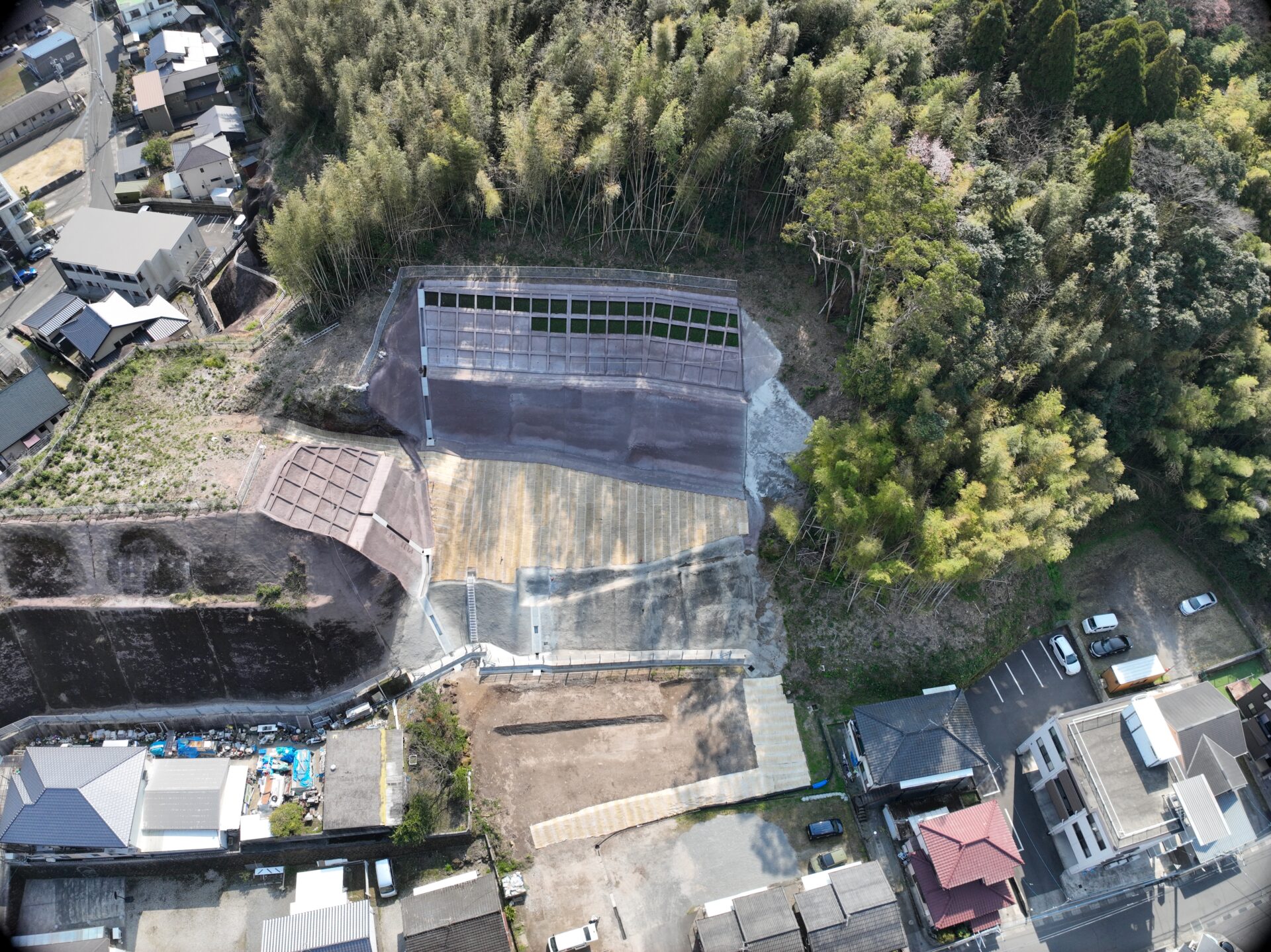 大規模特定砂防等(急傾斜)工事(本城岩下地区R5ー1工区)